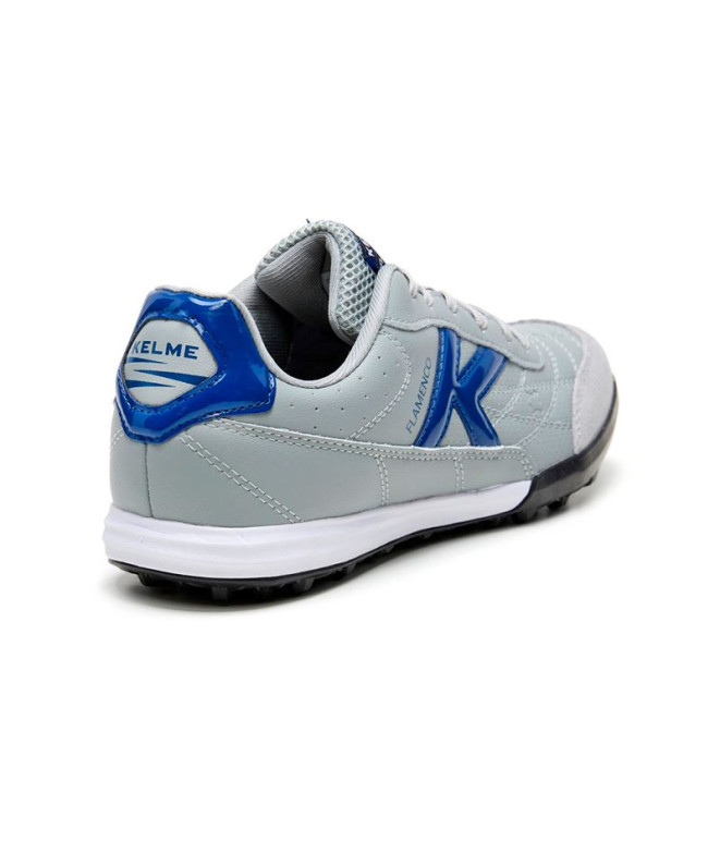 Botas de futebol Kelme Flamenco Turf Cinza/Royal