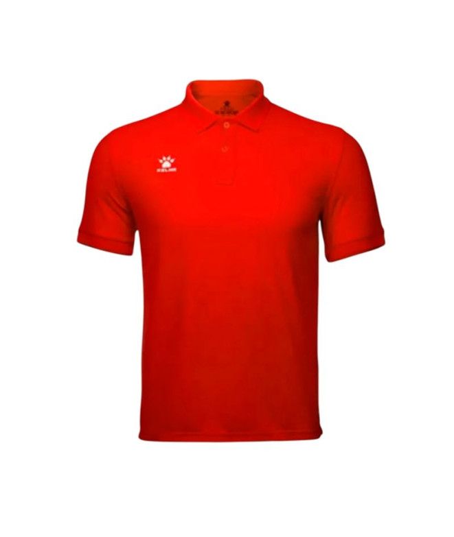 Polo de Football Kelme Manches Courtes Polo Homme Rouge