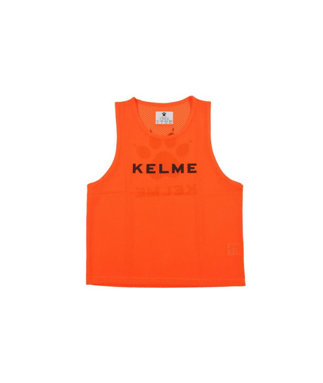Conjunto de Fútbol Kelme Pracrice Vest Child Infantil Naranja Neon
