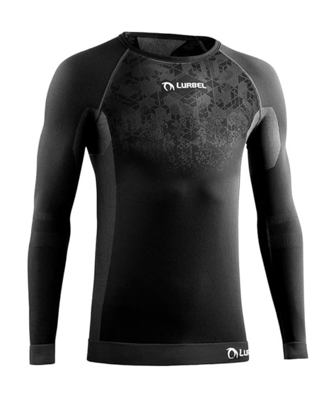 Camiseta De Trail Lurbel Win Neutral Long Sleeves Hombre Negro