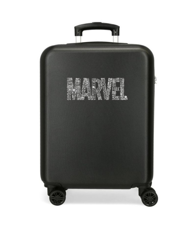 Carrinho Marvel Abs 55Cm.4R.Marvel Personagens Logo Preto