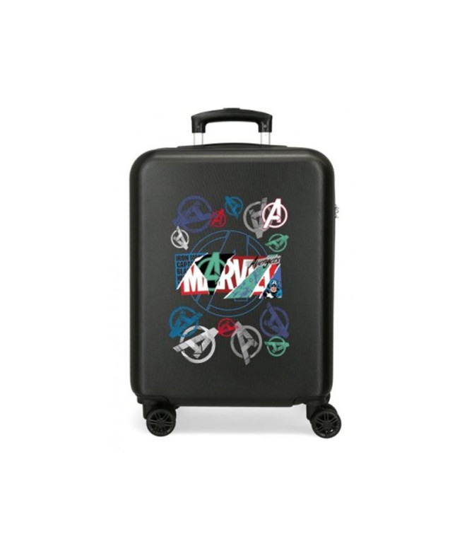 Trolley Marvel Abs 55Cm.4R. Marvel Bouclier Bleu