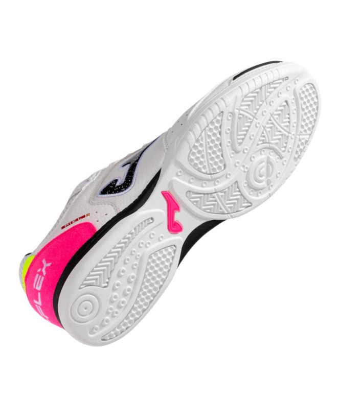 Sapatilhas de futsal Joma Top Flex 2532 Branco...