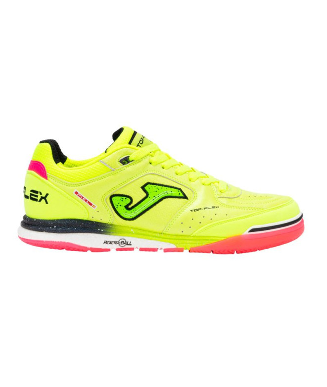 Zapatillas de fútbol Sala Joma Top Flex Rebound 2509 Amarillo Indoor Niño