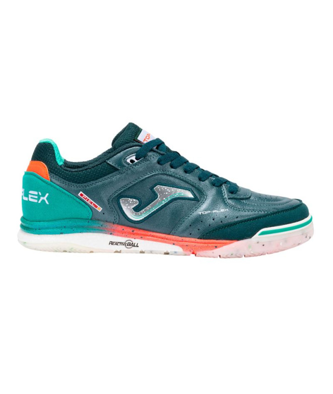 Chaussures de futsal Haut Flex Rebound 2517 Pétrole Intérieur Enfant