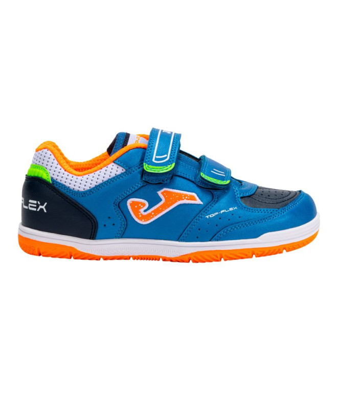 Chaussures de futsal Joma Haut Flex 2504 Royal Indoor Enfant