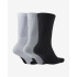 Chaussettes de basket-ball Nike Everyday Crew blanc