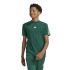 Camiseta adidas Future Icons 3 Stripes Infantil Verde Universitário/Branco