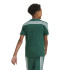 Camiseta adidas Future Icons 3 Stripes Infantil Verde Universitário/Branco