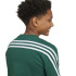 Camiseta adidas Future Icons 3 Stripes Infantil Verde Universitário/Branco