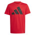 Camiseta adidas Bl 160 Infantil Rubi puro / Preto