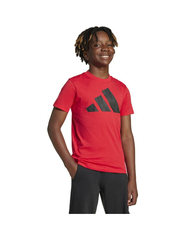 T-shirt adidas Bl 160 Enfant Rubis pur / Noir