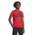 Camiseta adidas Bl 160 Infantil Rubi puro / Preto