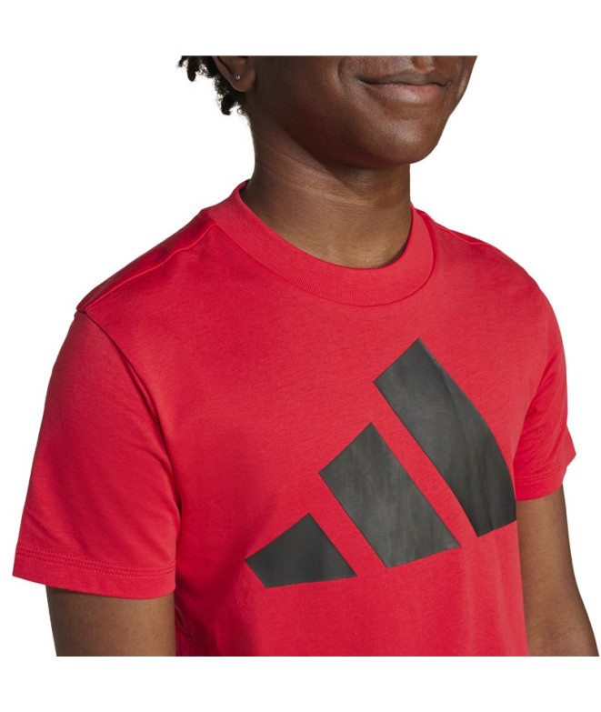 Camiseta adidas Bl 160 Infantil Rubí puro / Negro