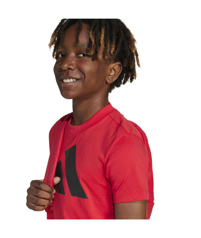 Camiseta adidas Bl 160 Infantil Rubí puro / Negro