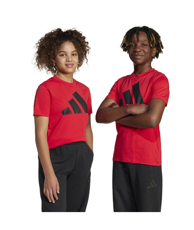 Camiseta adidas Bl 160 Infantil Rubí puro / Negro
