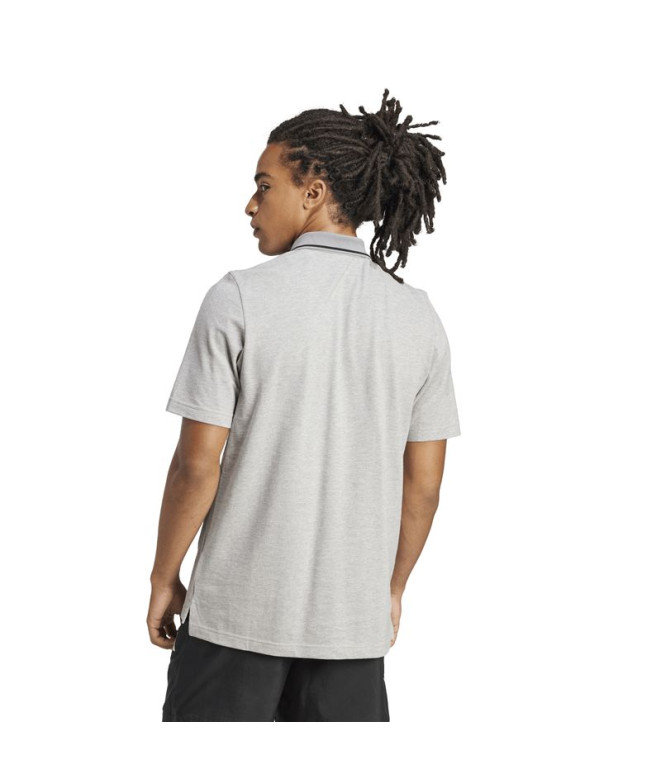 Polo adidas Sl Pq Ps Homme Gris moyen chiné/noir