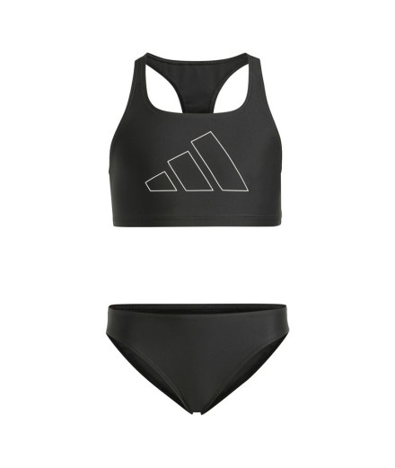 Bikini de Natation adidas Big Bars Bik Gy Enfant Noir/Blanc