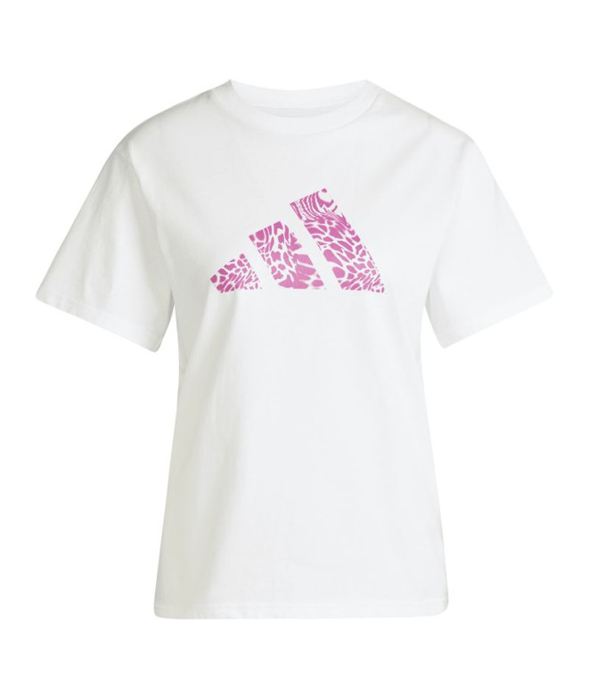 Camiseta adidas Camo Mujer Blanco