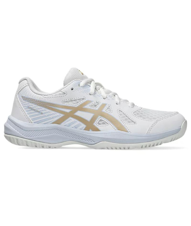 Sapatilhas de Andebol Asics Upcourt 6 Gs Infantil Branco/Champan