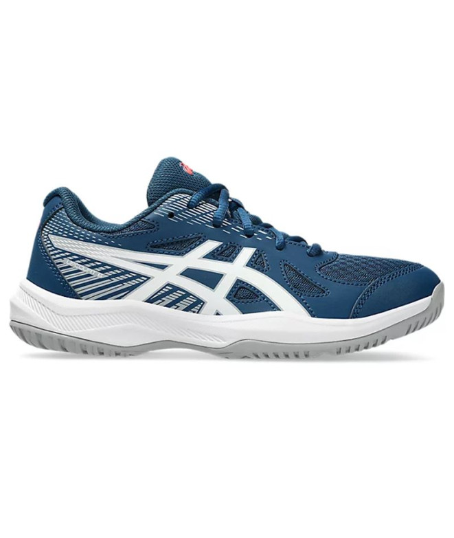 Zapatillas de Balonmano Asics Upcourt 6 Gs Infantil Azul/Blanco