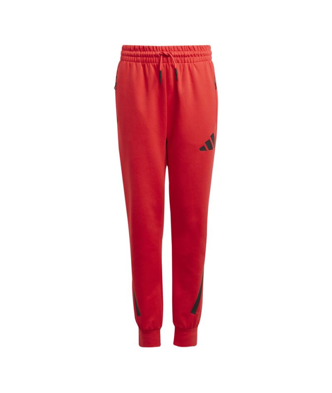 Pantalons adidas Z.N.E. Enfant Rouge/Noir