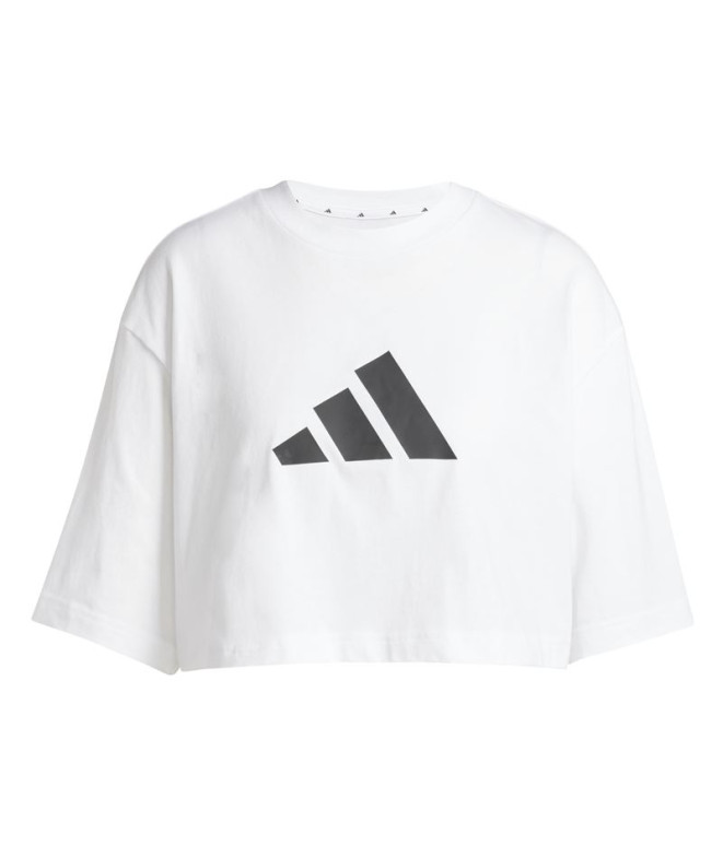 T-shirt adidas Future Icons 3 Bandes Femme Blanc