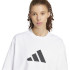 Camiseta adidas Future Icons 3 Bandas Mujer Blanco