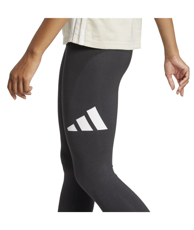 Collants adidas Big Logo Sj Femme noir et blanc