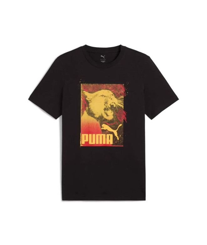 Camiseta Puma Graphics Photoprint, Black Hombre
