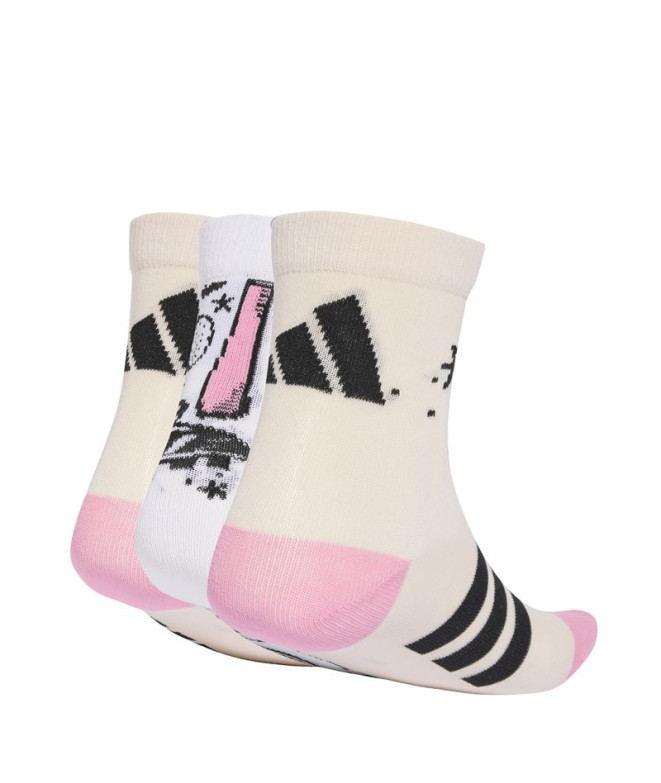 Chaussettes adidas Doodle 3Pp So Enfant Marrón