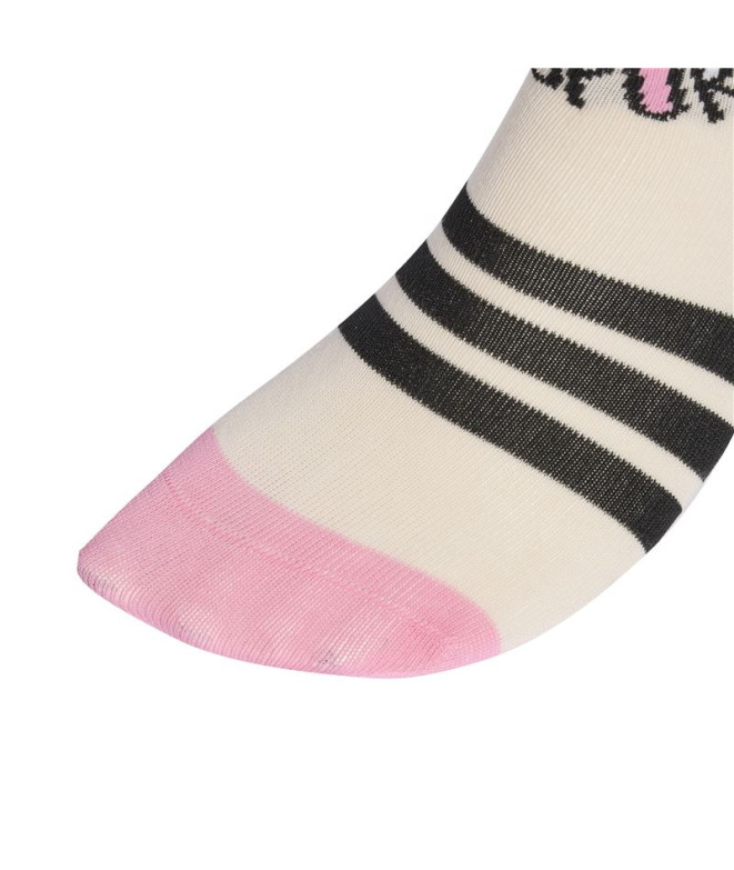 Meias adidas Doodle 3Pp So Infantil Marrom