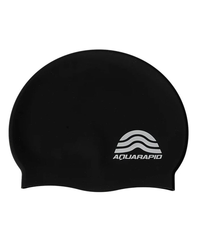 Bonnet de natation Aquarapid Bonnet Silicona Lhair Noir