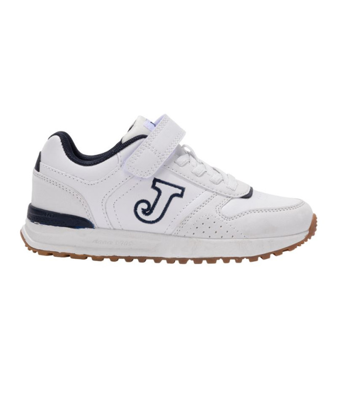 Chaussures Joma Tornado 2502 Enfant Blanc/Marin