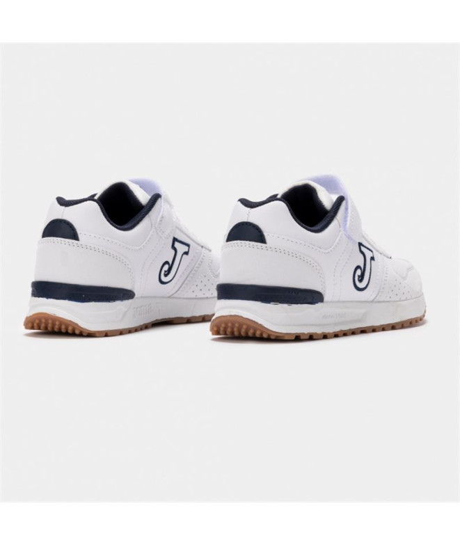 Chaussures Joma Tornado 2502 Blanc Marine Enfant