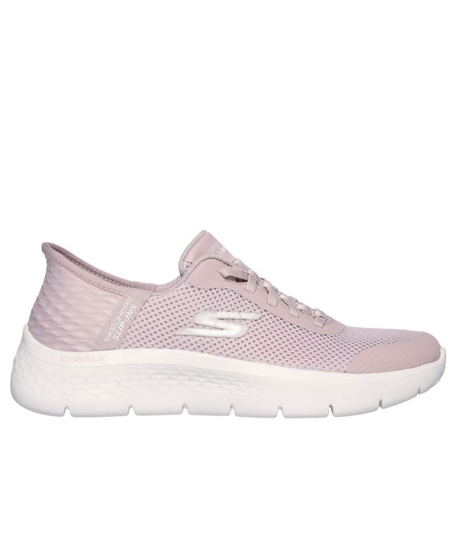 Sapatilhas Skechers Slip-Ins Go Walk Flex - Grand Mulher Mauve Têxtil/Acabamento
