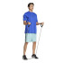 Pantalon adidas Essentials Pique 3-Stripes Shorts d'entraînement Homme Bleu