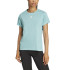 Camiseta adidas Aeroready Train Essentials Minimal Branding Crew Neck Mulher Azul