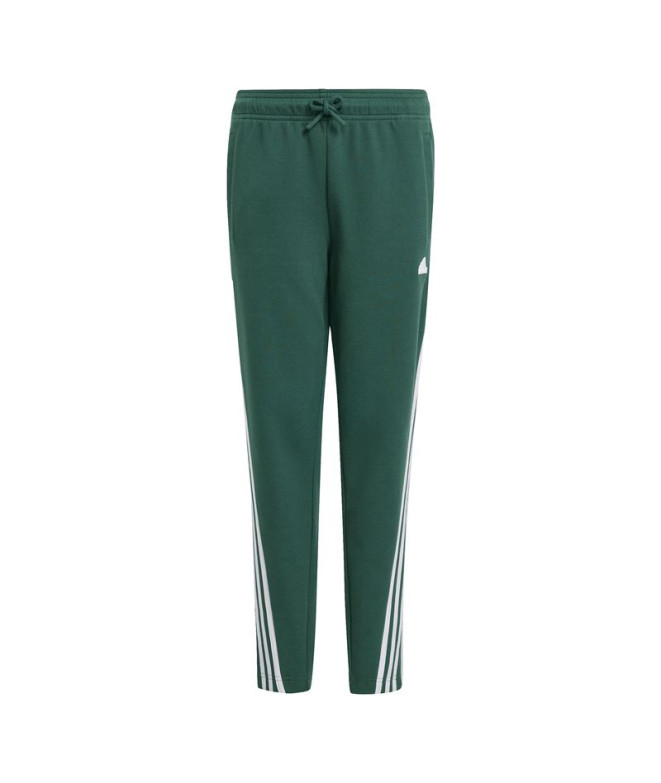 Pantalón adidas Future Icons 3 Bandas Ankle Length Infantil Verde Oscuro