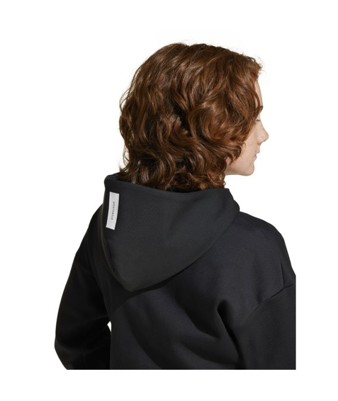 Sweat adidas Z.N.E.Fz Enfant Noir/Blanc