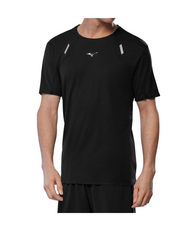 T-shirt De Running Mizuno Tech Light Tee Homme Noir