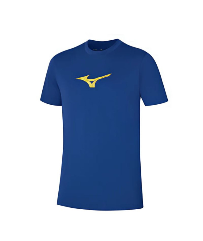 Camiseta de Fitness Mizuno Athletics Rb Tee Hombre Azul