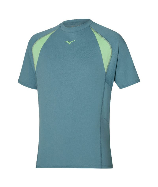 T-shirt de Fitness Mizuno Athletics Oversize Tee Homme Gris