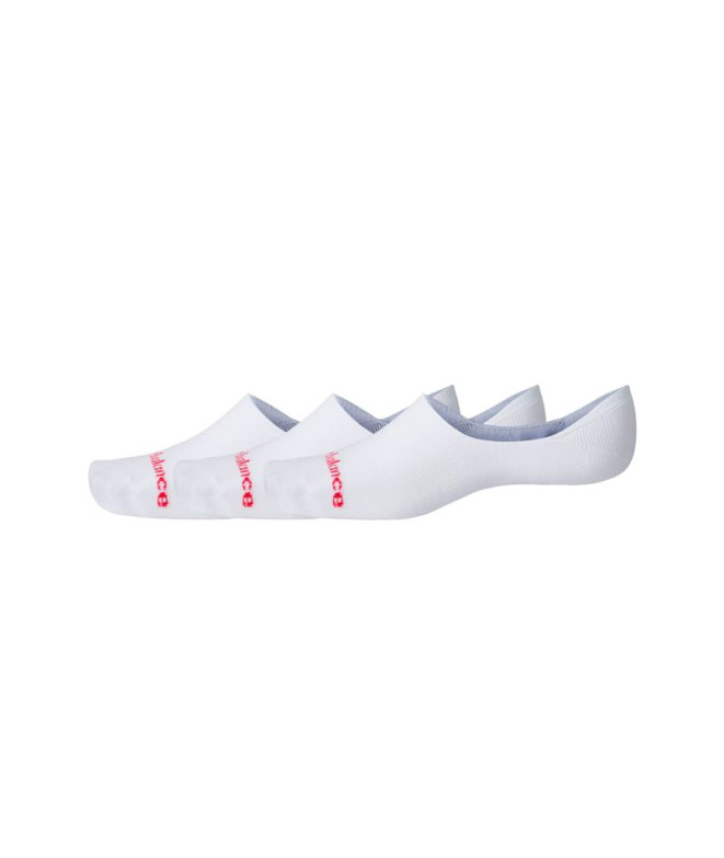 Meias New Balance Everyday Liner 3 Pares Branco