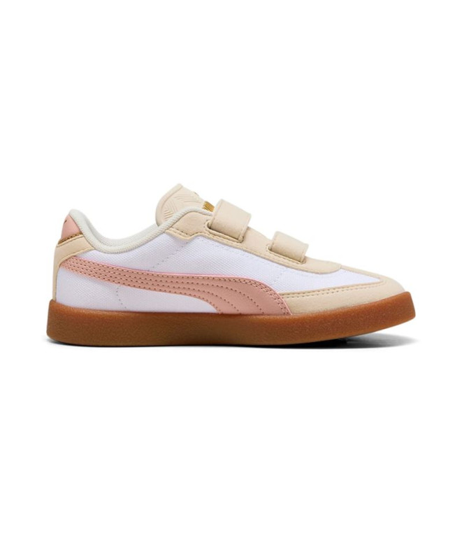 Zapatillas Puma Club Ii Era Cv, White Ros, Niño