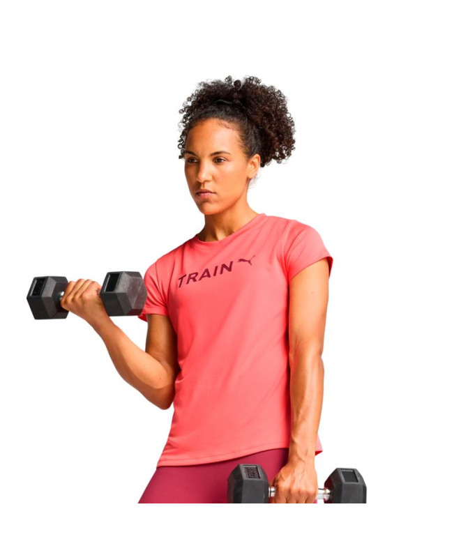 Camiseta de Fitness Puma Graphics Train, Peach...