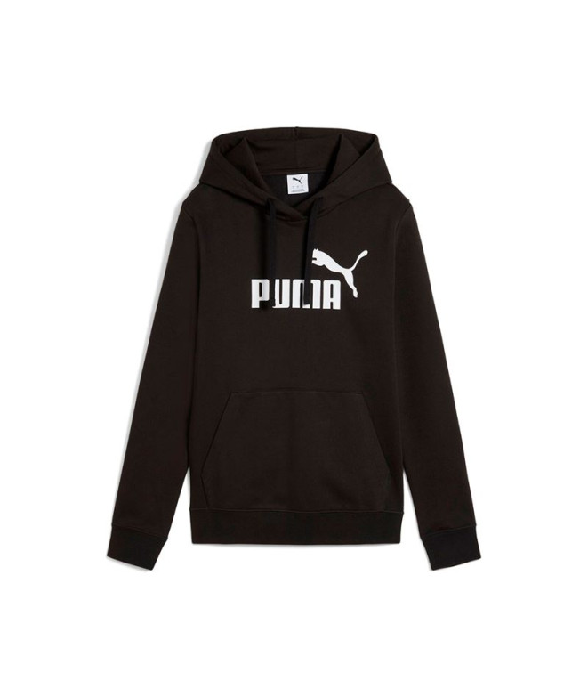 Moletom Puma Essentials No. 1 Logo di, Preto, Mulher