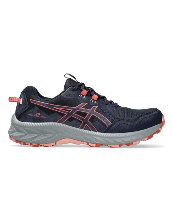 Sapatilhas de Running ASICS Gel-Venture 10 Mulher Azul Escuro