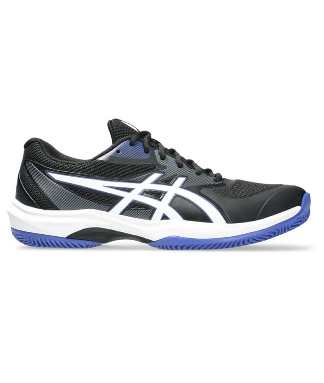 Sapatilhas de Tênis ASICS Game Ff Clay/Oc Homem Preto/Branco