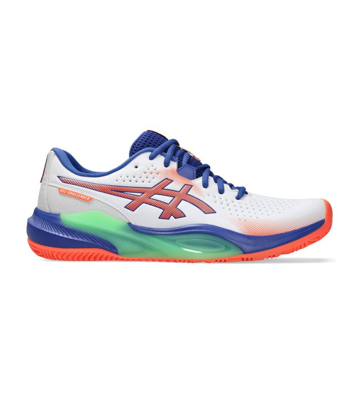 Sapatilhas de Pádel ASICS Gel-Challenger 15 Padel Homem Branco/Coral